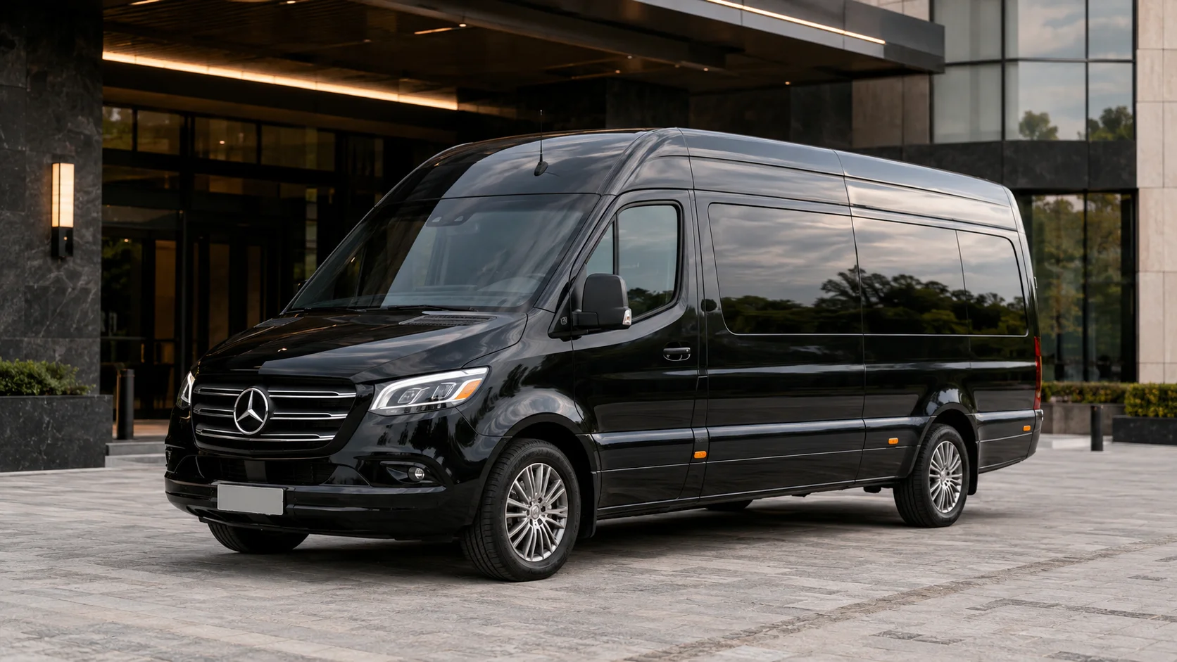 Mercedes Sprinter van for group transportation and airport transfers